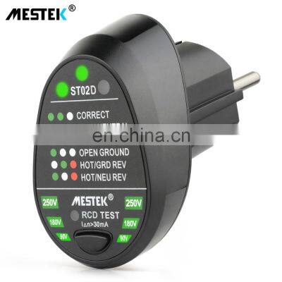 Portable Black Socket 250V For Home Renovation Industrial Socket Check High Accuracy Smart Electric Socket Waterproof Tester photo-2