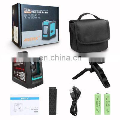 MESTEK Best Price 2 Lines Cross Line Self-leveling Line Rotary 360 Degree Red Beam Laser Level Meter New Laser Leveling photo-3