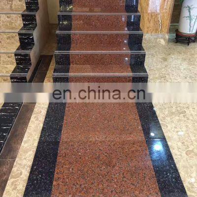 Marble Glazed Finish Stair Tiles,Ceramic Anti Slip Stepping Stairs Flooring Tiles