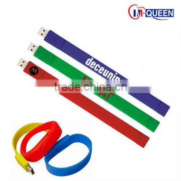 hot selling Silicone bracelet USB flash drives usb disk