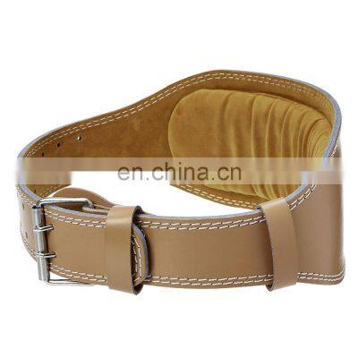 New Hot Comfortable Weightlifting Leather Belts Power Lever For Training / Cowhide Leather Weightlifting Belt For Body Building photo-3