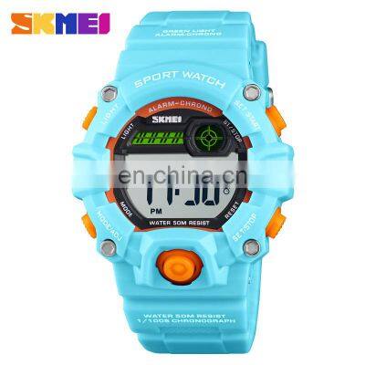 Skmei 1484 fashion sport kid watch digital led colorful waterproof for boy and girls