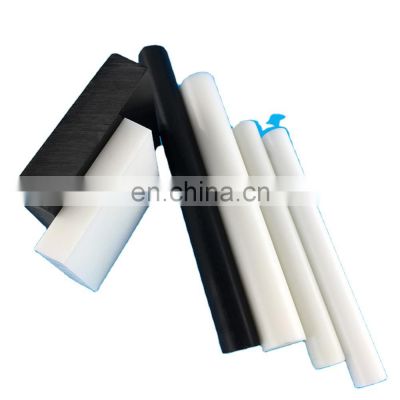 100% pure material Black and white color ptfe rod PTFE sheet