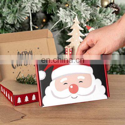 Luxury Custom LOGO Eco Friendly Color Printing Gift Candle Jewelry Corrugated Carton Red Paper Transport Shipping Mailer Box photo-3