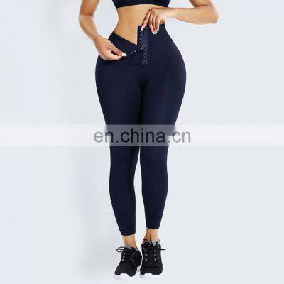 Women Hook High Corset Compression Waist Trainer Leggings