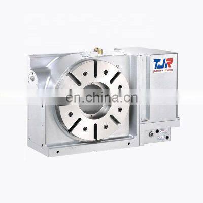 High Precision Oil Brake Four Axis Turntable nc Machine Vertical and Horizontal 4 Axis Rotary Table photo-2