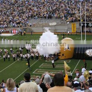 Giant Inflatable Helmet Type Inflatable Football Tunnel