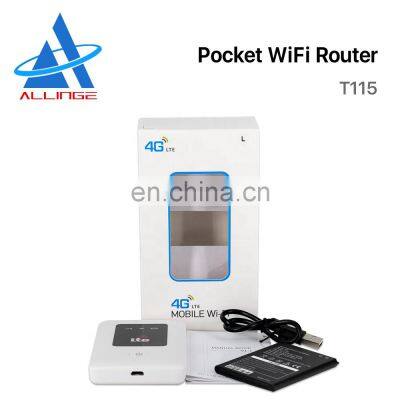 ALLINGE MIN067 T115 4G Router With Sim Card Mini Wifi Router 4G Lte