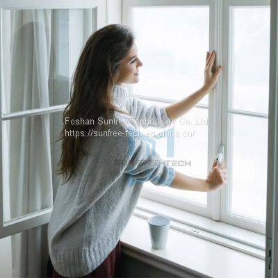 SUNFREE Double Glazed Window Hurricane Impact Open Out Aluminum Windows Casement Aluminum Windows photo-4