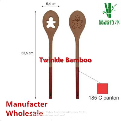 Bamboo kitchen tool Christmas idea gift bamboo wood spoons Wholesale