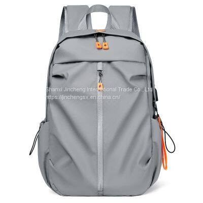 Laptop Backpack With USB Outdoor Travel Laptop Bags Schoolbag Nylon Waterproof Backpack photo-2