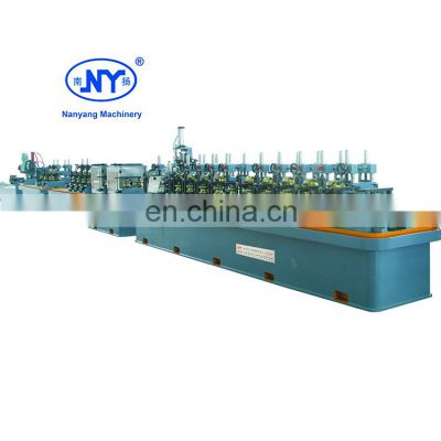 Nanyang long service life erw stainless steel pipe maker machine tube mill line