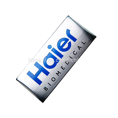Custom Corrosion Plate Metal LOGO Plate Stainless Steel Nameplate Aluminum Asset Plate Silk Screen Advertising Logo Plate photo-3