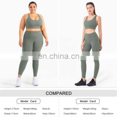 Custom Yoga Leggings With Pocket Gym Plus Size Workout Sexy Body Scrunch Butt Sport Pant photo-3