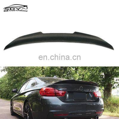 F32 PSM Style Carbon Fiber Rear Spoiler Truck Spoiler For BMW 4 Series F32