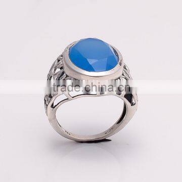 CHALCEDONY RING ,925 Sterling Silver Jewelry Wholesale,WHOLESALE SILVER JEWELRY,SILVER EXPORTER,SILVER JEWELRY FROM INDIA photo-3