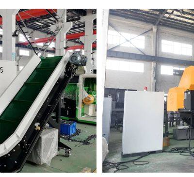 Heavy-Duty Single-Shaft Tire Rubber Products Shredder Machine photo-4