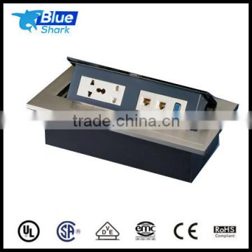 Multi-functional Furniture Table Socket with USB and Network for Office