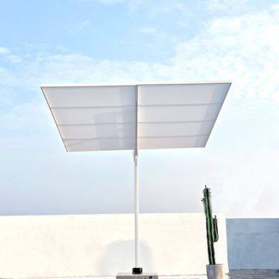 Square Parasol Foldable Umbrella Patio Umbrella Garden Villa Restaurant Creative Square Roman Umbrella photo-3