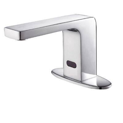 Business office building automatic sensing faucet