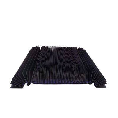 Customized Dust Cover Bellows Fireproof Material Bellow With Metal Shield and Sliding Blocks