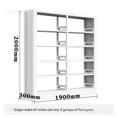 HN-ME05 Hospital Medical Records Rack, Sanitary Steel Shelving With Eco-friendly Coating, 1.26mm Heavy Duty, USA Clinic Storage Solution photo-2