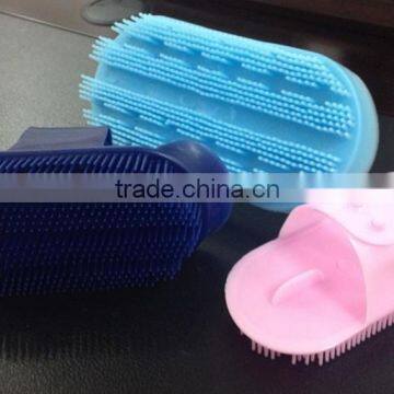 Adjustable Plastic Curry Comb, Plastic Cleaning animal Brush