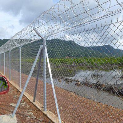 Stainless Steel Razor Wire Galvanized Concertina Razor Wire Flat Razor Wire for Security Fencing
