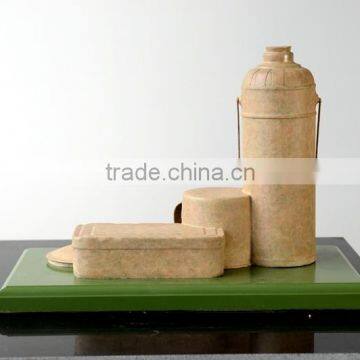 Home Decoration Bronze Live Statue Lunch Box Sculpture Patented photo-3