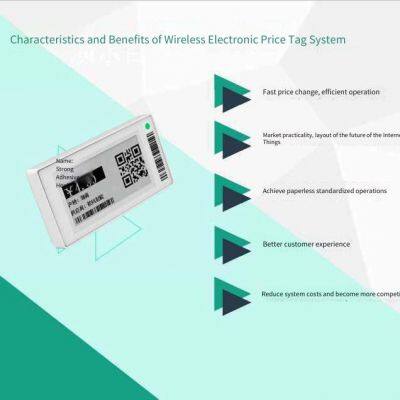 Rfid Electronic Price Tags, Color Screen Shelf Labels, Product Display Signs for Supermarkets, Seafood, Fruit and Vegetable Stores photo-4