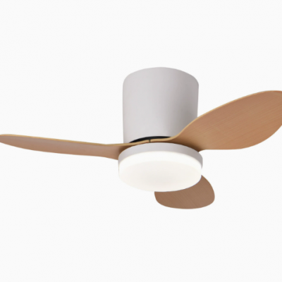 Ventilateur plafonnier lumineux à trois pales de 25 pouces / Moteur à onduleur DC Moteur en cuivre pur Faible décibels (Wechat : 13510231336)