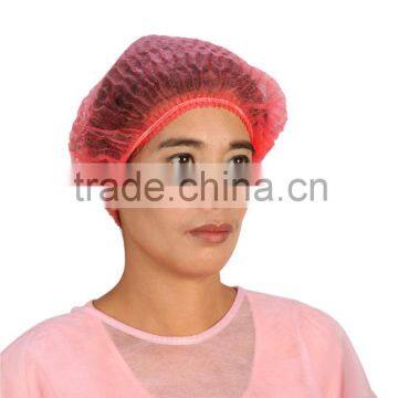 Nonwoven bouffant disposable nurse cap