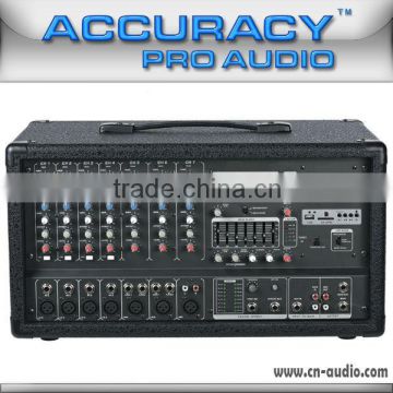 Professional 7 Channel Power Mixer Console PM740-MP3