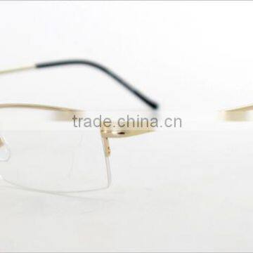 Metal Alloy Half-rim Men Wholesale Stylish Nice Glasses Frame photo-3
