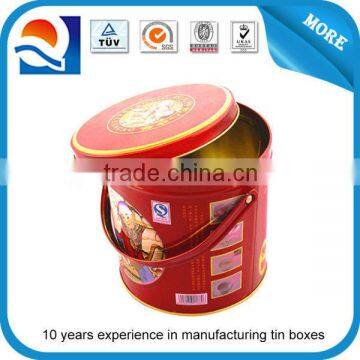 Wholesale tin bucket with lid tin bucket manufacture