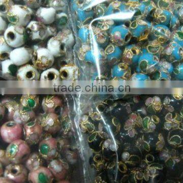 Metal Beads, Cloisonne Beads, Necklace Spacer Decoration 5mm Charm Spacer