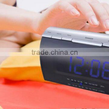 Customised Design Blue LED PLL Alarm Clock Radio photo-3