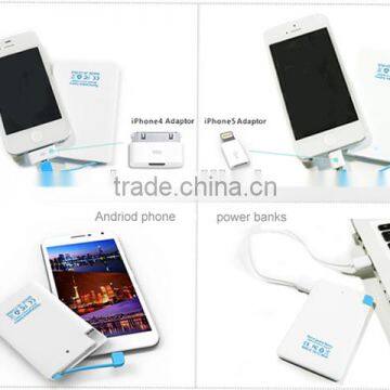 Most Popular Fashion Portable 2500mAh Credit Card Power Bank for Andorid/IOS photo-6