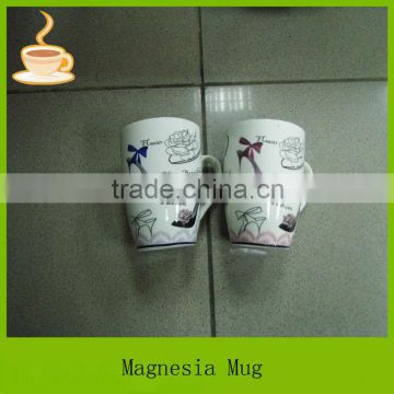 china white ceramic tea/coffee sublimation mugs with shoes decal