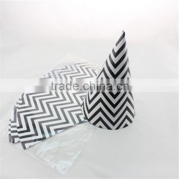 2016 Wholesale New fashion color cheap birthday party paper hat