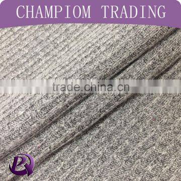 China supplier R/T 2x2 rib knit fabric for sweater