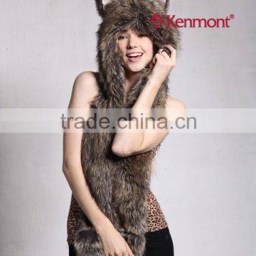 Faux Fur Animal Hat,Earflap winter Hat, Winter Animal hat