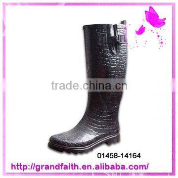 2014 new style plain rain boots