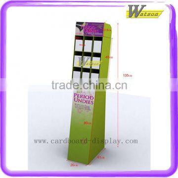 Jewelry display floor stands nail polish floor standing rack display cardboard floor display