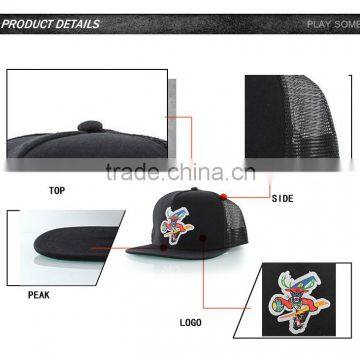 Cartoon Baby Hat Quality Mesh 100% Polyester Snapback Cap photo-4