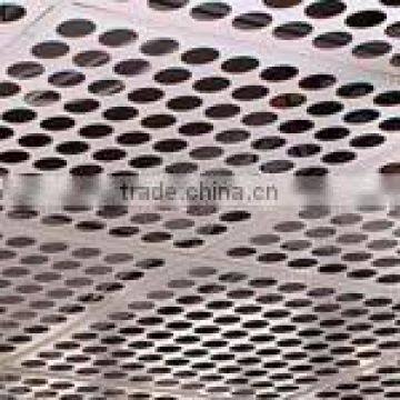 Perforated metal sheet