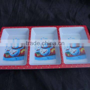 Christmas melamine snack trays for 2014