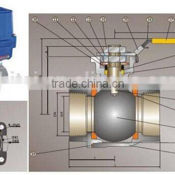 zhitai Electric 2pc Thread End Ball Valve