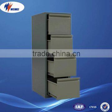 Lockable used vertical 4 drawer steel filing cabinet