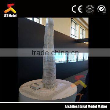 scale architectural building model 3D drawing models